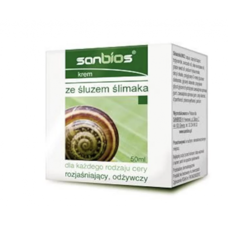Krem ze śluzem ślimaka 50ml SANBIOS