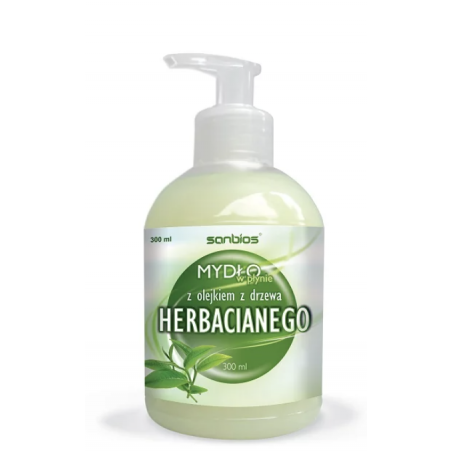 Mydło w płynie z olejkiem z drzewa herbacianego 300ml Sanbios