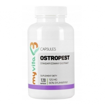 Ostropest standaryzowany ekstrakt 120 kaps. MyVita