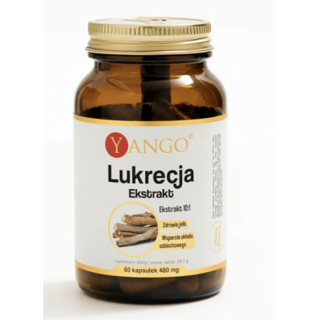 Lukrecja extr 480mg 60szt YANGO