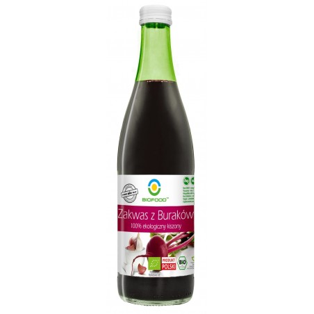 Zakwas z buraków kiszonych 500ml BIO FOOD