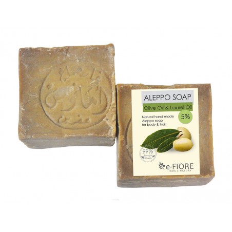 Mydło ALEPPO 5% E-Fiore 200g