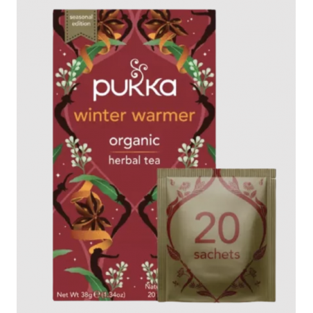 Herbata zimowa WINTER WARMER BIO 20 saszetek PUKKA