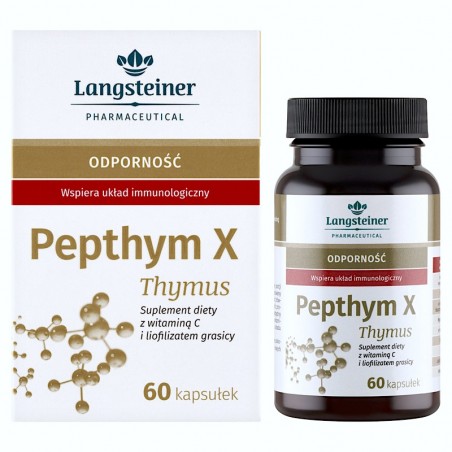 Pepthym X Thymus suplement diety Langsteiner 60 kapsułek - 1