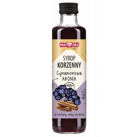 Syrop korzenny Cynamonowa Aronia 250ml Polska Róża