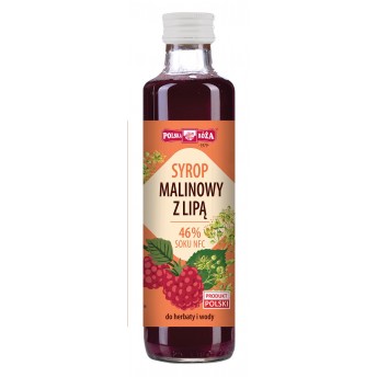 Syrop malinowy z lipą 250ml Polska Róża