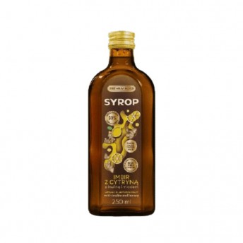 Syrop z imbiru z inuliną i miodem 250ml Premium Rosa