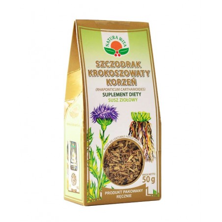 Szczodrak Krokoszowaty korzeń krojony (Leuzea) - 50g Natura Wita