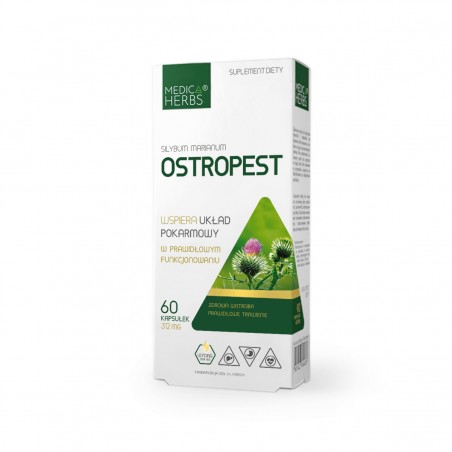 Ostropest (80% sylimaryny) 60 kapsułek Medica Herbs