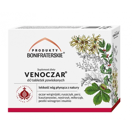 Venoczar  60tabletek Produkty Bonifraterskie