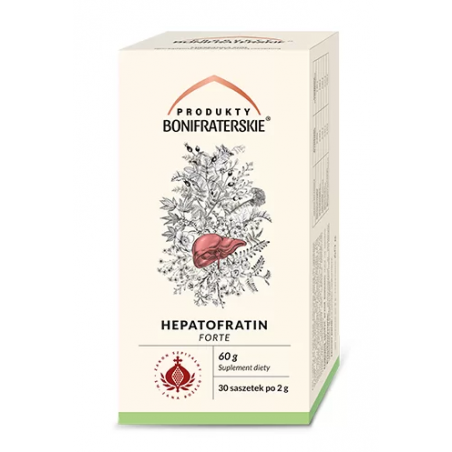 HEPATOFRATIN FORTE mieszanka ziołowa w saszetkach Produkty Bonifraterskie