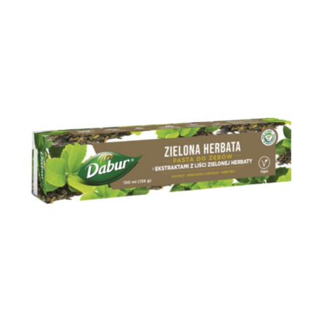Pasta do zębów z ekstraktem z liści zielonej herbaty 100ml DABUR