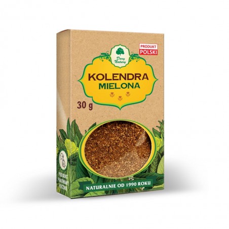 Kolendra mielona 30g Dary Natury