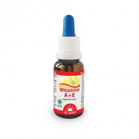 Witamina A+E w kroplach 20ml Dr. Jacobs - 1