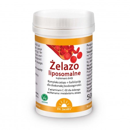 Żelazo liposomalne 50g Dr. Jacobs