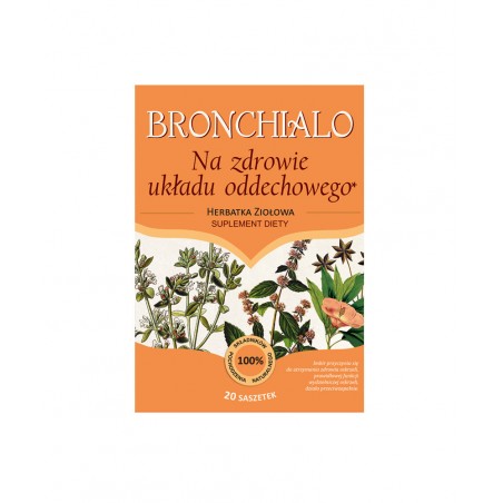 BRONCHIALO - na zdrowie układu oddechowego 20torebek Herbarium św. Franciszka