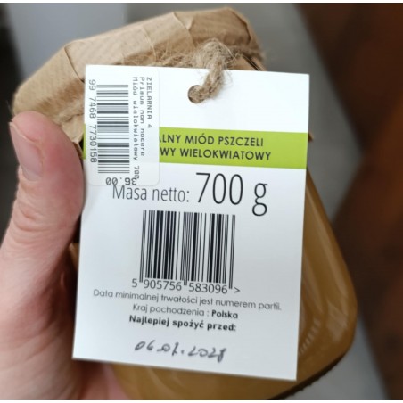 Miód wielokwiatowy 700g NA WULKANIE - 2