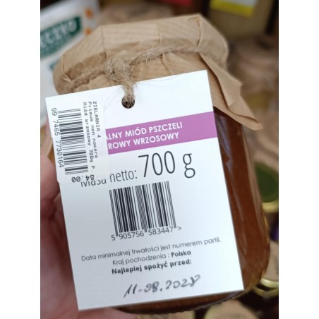 Miód wrzosowy 700g NA WULKANIE - 2