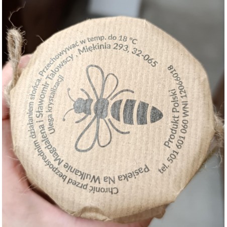 Miód spadziowy iglasty 1200g NA WULKANIE - 1