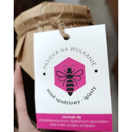 Miód spadziowy iglasty 700g NA WULKANIE