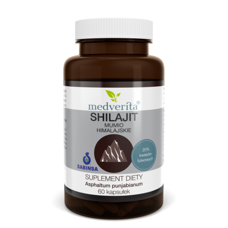 SHILAJIT (Mumio himalajskie) Medverita 60 kapsułek
