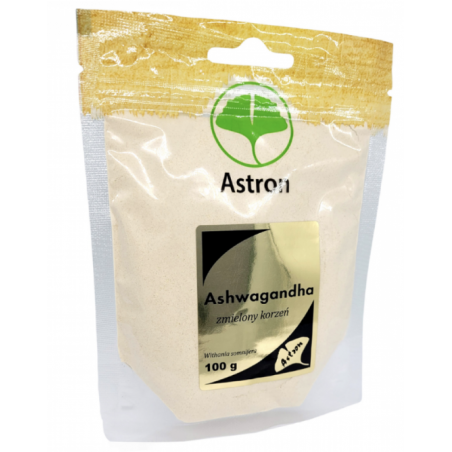 Ashwagandha korzeń mielony 100g Astron