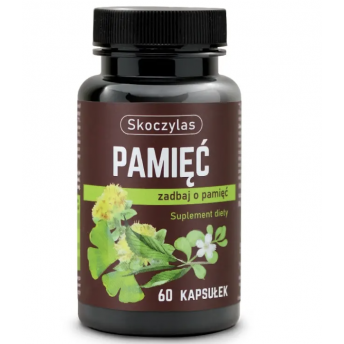 PAMIĘĆ (miłorząb, bakopa, ginkgo biloba, różeniec) Skoczylas 60 kapsułek