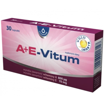 A+E-Vitum (witaminy A i E) 30 kapsułek Oleofarm