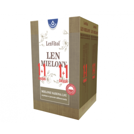 LenVitol (len mielony)  dwupak 200g + 200g Oleofarm