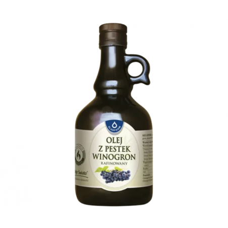 Olej z pestek winogron rafinowany 500 ml Oleofarm