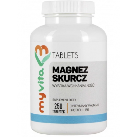 MAGNEZ SKURCZ 250 tabletek MyVita
