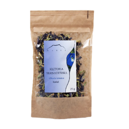 Klitoria ternateńska  (Clitoria ternatea) 25g Nanga