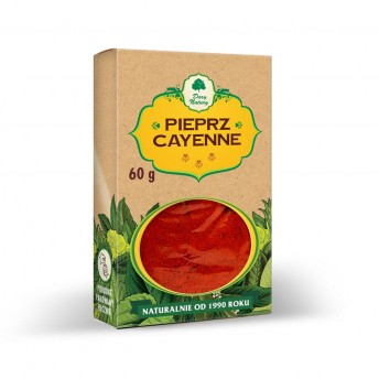 Pieprz cayenne 60g Dary Natury