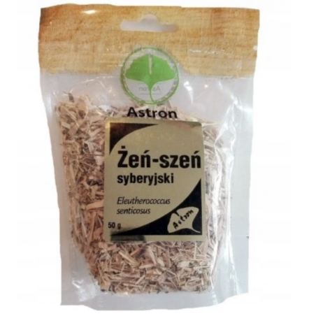 Żeń-Szeń Syberyjski korzeń cięty  (Eleuterokok) 50g Astron
