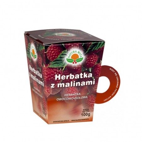 Herbatka z malinami 100g Natura Wita