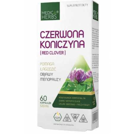 CZERWONA KONICZYNA (Red clover) 60 kapsułek Medica Herbs