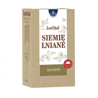 LenVitol siemię lniane złociste 250g Oleofarm