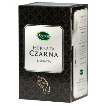 Herbata czarna liściasta 80g Kawon