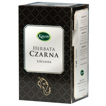 Herbata czarna liściasta 80g Kawon