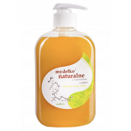 Mydełko naturalne ze srebrem 500ml VinSvin