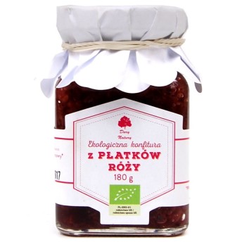 Konfitura z płatków róży EKO 180g Dary Natury