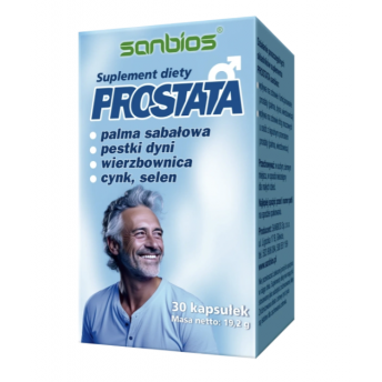 Prostata suplement dla mężczyzn 30 kapsułek SANBIOS