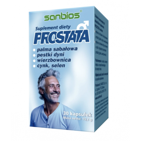 Prostata suplement dla mężczyzn 30 kapsułek SANBIOS