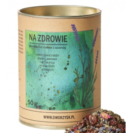 NA ZDROWIE mieszanka ziołowa z lawendą 50g Dworzysk