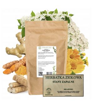Herbatka ziołowa STANY ZAPALNE 150g Ziołowy Raj