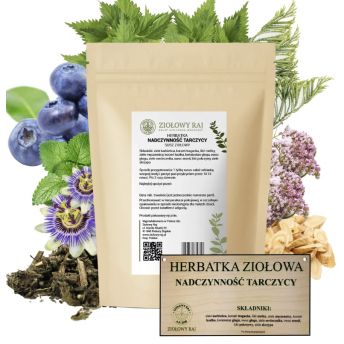 Herbatka ziołowa NADCZYNNOŚĆ TARCZYCY 150g Ziołowy Raj