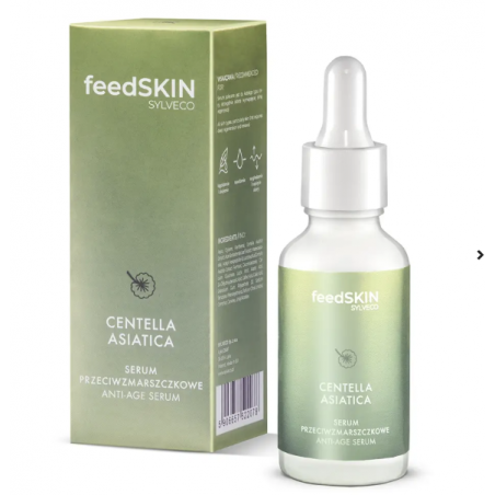 FEEDSKIN Serum Anti-Age z wąkrotą azjatycką – regenerujące serum do twarzy (30 ml) Sylveco