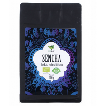 BIO Herbata SENCHA zielona liściasta 100 g Ecoblik