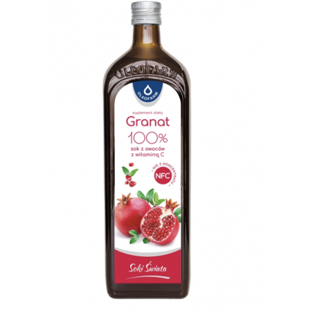 Granat z witaminą C sok 980 ml, OLEOFARM