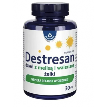 Destresan Dzień z melisą i walerianą żelki 30 szt. Oleofarm
